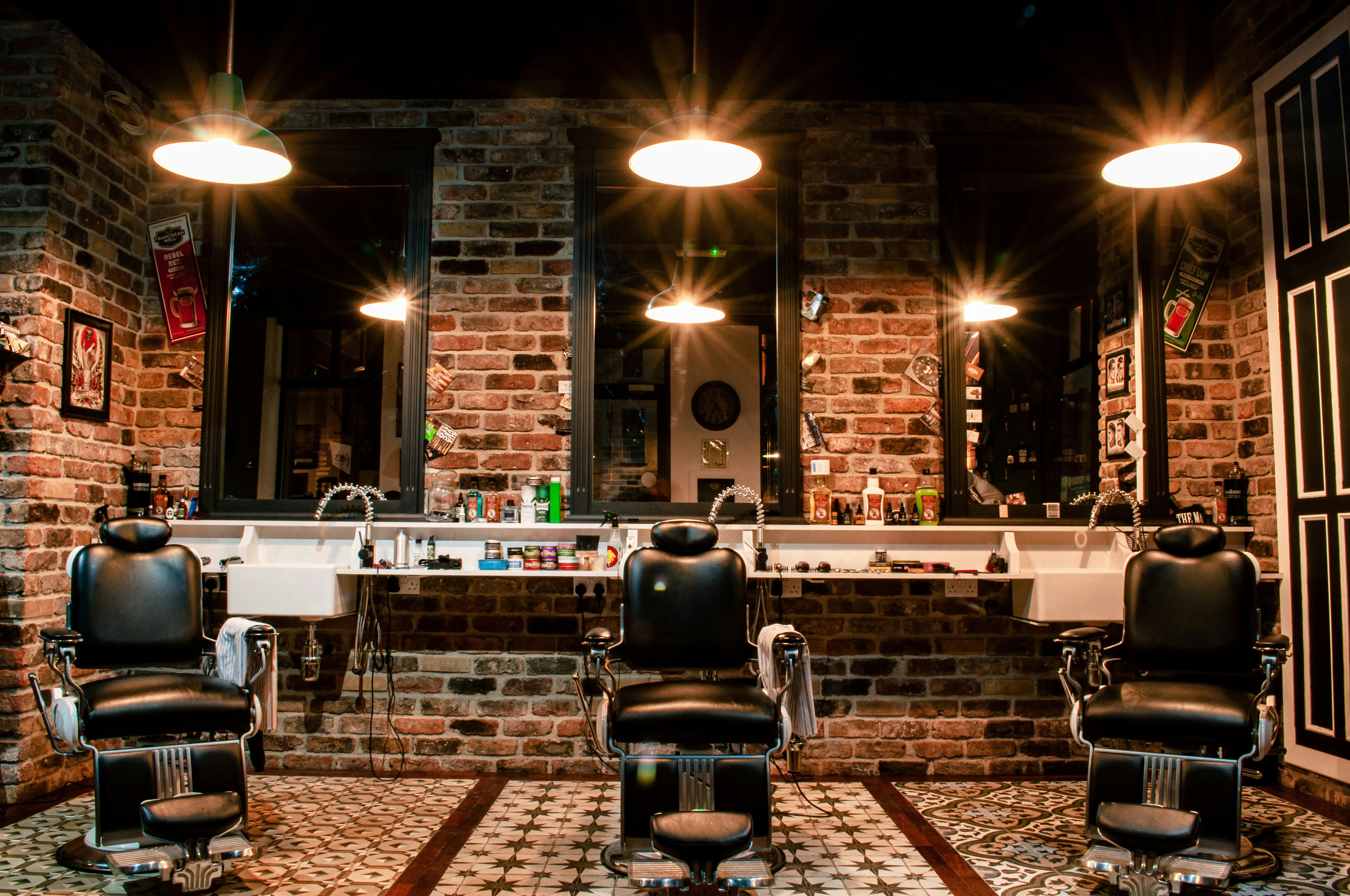 Professioneller Haarschnitt